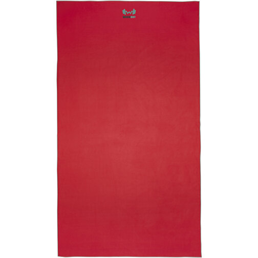 Pieter Ultraleichtes Und Schnell Trocknendes GRS Handtuch 100 × 180 Cm , rot, 90% Recyceltes Polyester, 10% Nylon, 200 g/m2, 180,00cm x 100,00cm (Länge x Breite), Bild 2
