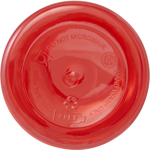 Oregon 400 Ml RCS-zertifizierte Trinkflasche Aus Recyceltem Kunststoff Mit Karabiner , rot, Recycelter PET Kunststoff, 6,70cm x 18,30cm x 6,70cm (Länge x Höhe x Breite), Bild 4