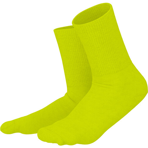 Boris - Die Premium Tennis Socke , hellgrün, 85% Natur Baumwolle, 12% regeniertes umwelftreundliches Polyamid, 3% Elastan, 36,00cm x 0,40cm x 8,00cm (Länge x Höhe x Breite), Bild 1
