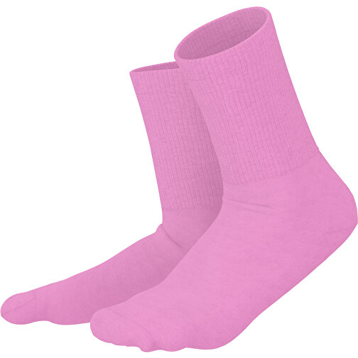 Boris - Die Premium Tennis Socke , rosa, 85% Natur Baumwolle, 12% regeniertes umwelftreundliches Polyamid, 3% Elastan, 36,00cm x 0,40cm x 8,00cm (Länge x Höhe x Breite), Bild 1