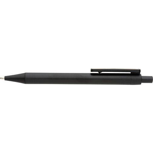 GRS RABS Stift Mit Bambus-Clip, Schwarz , schwarz, ABS - recycelt, 14,00cm (Höhe), Bild 5