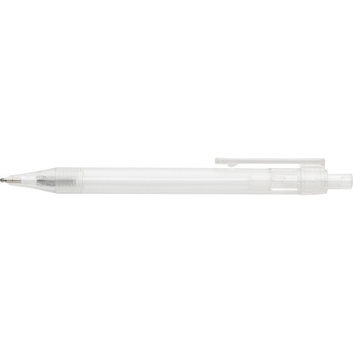 GRS RPET X8 Transparenter Stift, Weiß , weiß, PET - recycelt, 14,00cm (Höhe), Bild 5