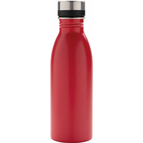 Deluxe Wasserflasche Aus RCS Recyceltem Stainless-Steel, Rot , rot, Rostfreier Stahl - recycelt, 21,50cm (Höhe), Bild 2