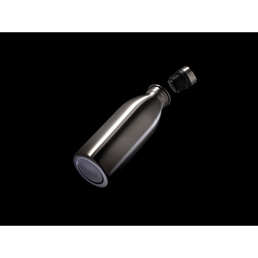 Deluxe Wasserflasche Aus RCS Recyceltem Stainless-Steel, Silber , silber, Rostfreier Stahl - recycelt, 21,50cm (Höhe), Bild 8