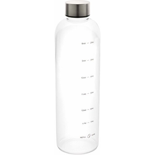 Motivation-Bottle Aus GRS RPET, Transparent , transparent, PET - recycelt, 27,00cm (Höhe), Bild 1