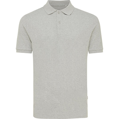 Iqoniq Yosemite Piqué-Poloshirt Aus Recycelter Baumwolle, Heather Grey , heather grey, 50% recycelte und 50% biologische Baumwolle, XXS, 65,00cm x 0,50cm (Länge x Höhe), Bild 1