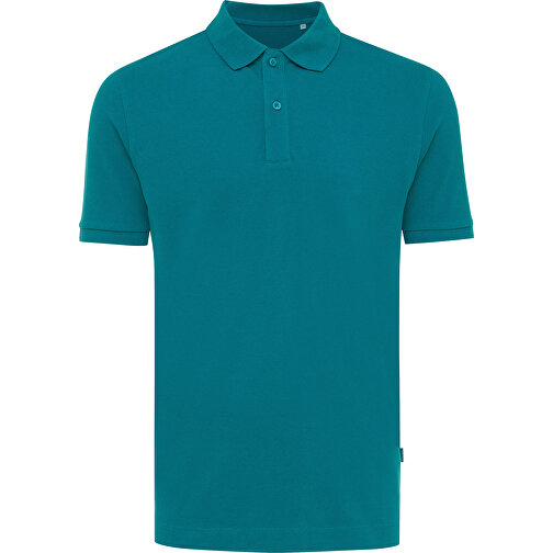 Iqoniq Yosemite Piqué-Poloshirt Aus Recycelter Baumwolle, Verdigris , verdigris, 50% recycelte und 50% biologische Baumwolle, XXL, 77,00cm x 0,50cm (Länge x Höhe), Bild 1