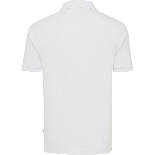Iqoniq Yosemite Piqué-Poloshirt Aus Recycelter Baumwolle, Weiß , weiß, 50% recycelte und 50% biologische Baumwolle, L, 73,00cm x 0,50cm (Länge x Höhe), Bild 2
