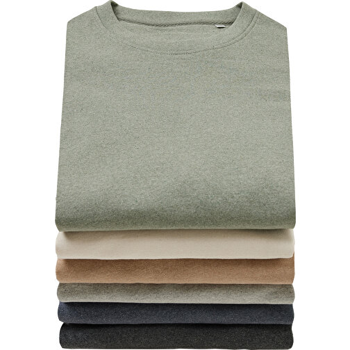 Iqoniq Manuel Ungefärbtes T-Shirt Aus Recycelter Baumwolle, Natural Raw , natural raw, 50% recycelte und 50% biologische Baumwolle, XXL, 77,00cm x 0,50cm (Länge x Höhe), Bild 7