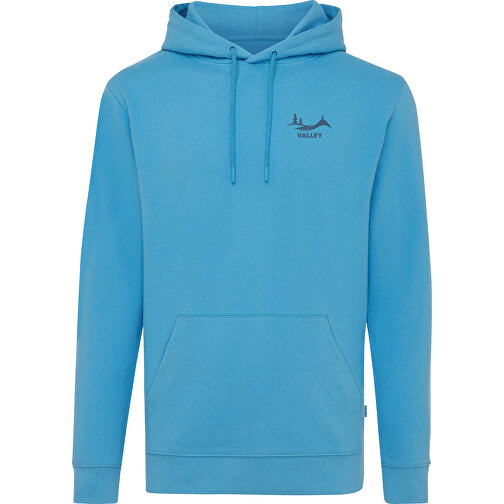 Iqoniq Jasper Hoodie Aus Recycelter Baumwolle, Tranquil Blue , tranquil blue, 50% recycelte und 50% biologische Baumwolle, M, 72,00cm x 1,00cm (Länge x Höhe), Bild 3