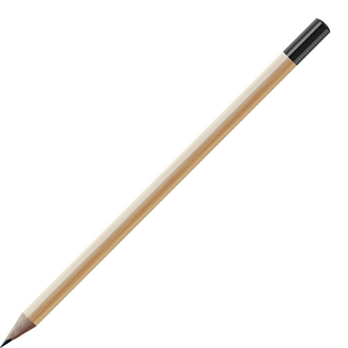 Bleistift, Natur, Rund , natur / schwarz, Holz, 17,50cm (Länge), Bild 1
