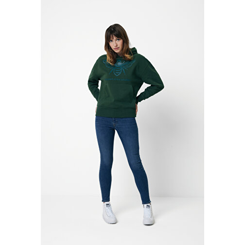 Iqoniq Jasper Hoodie Aus Recycelter Baumwolle, Forest Green , forest green, 50% recycelte und 50% biologische Baumwolle, XS, 68,00cm x 1,00cm (Länge x Höhe), Bild 7