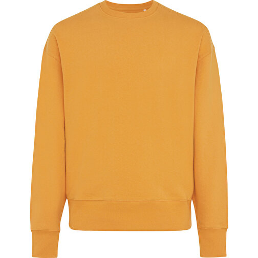 Iqoniq Kruger Relax-Rundhals-Sweater Aus Recycelt. Baumwolle, Sundial Orange , sundial orange, 50% recycelte und 50% biologische Baumwolle, XXXL, 79,50cm x 1,00cm (Länge x Höhe), Bild 1