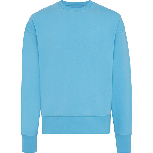 Iqoniq Kruger Relax-Rundhals-Sweater Aus Recycelt. Baumwolle, Tranquil Blue , tranquil blue, 50% recycelte und 50% biologische Baumwolle, S, 69,50cm x 1,00cm (Länge x Höhe), Bild 1