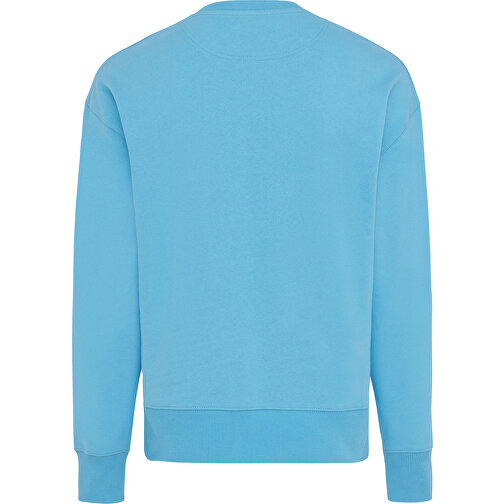Iqoniq Kruger Relax-Rundhals-Sweater Aus Recycelt. Baumwolle, Tranquil Blue , tranquil blue, 50% recycelte und 50% biologische Baumwolle, M, 71,50cm x 1,00cm (Länge x Höhe), Bild 2