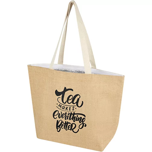 Sac shopping isotherme Juta de 12 L en jute 300 g/m², Image 2
