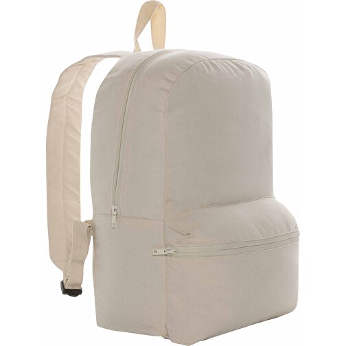 Impact Aware™ 285g/m² RCanvas-Rucksack, Ungefärbt, Off White , off white, Canvas - recycelt, 30,00cm x 41,00cm (Länge x Höhe), Bild 1