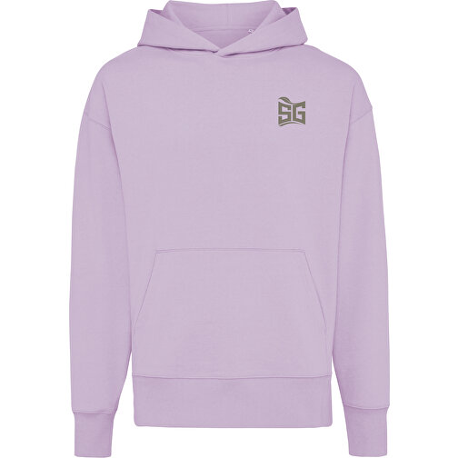 Iqoniq Yoho Relax-Hoodie Aus Recycelter Baumwolle, Lavender , lavender, 50% recycelte und 50% biologische Baumwolle, XXL, 76,00cm x 1,00cm (Länge x Höhe), Bild 3