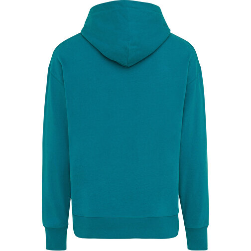 Iqoniq Yoho Relax-Hoodie Aus Recycelter Baumwolle, Verdigris , verdigris, 50% recycelte und 50% biologische Baumwolle, XXS, 64,00cm x 1,00cm (Länge x Höhe), Bild 2