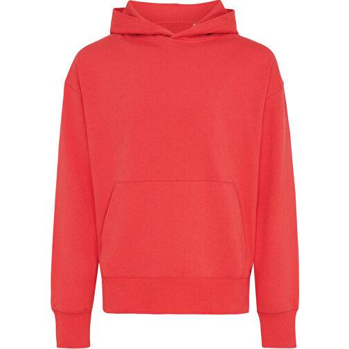 Iqoniq Yoho Relax-Hoodie Aus Recycelter Baumwolle, Sattes Rot , luscious red, 50% recycelte und 50% biologische Baumwolle, XL, 74,00cm x 1,00cm (Länge x Höhe), Bild 1