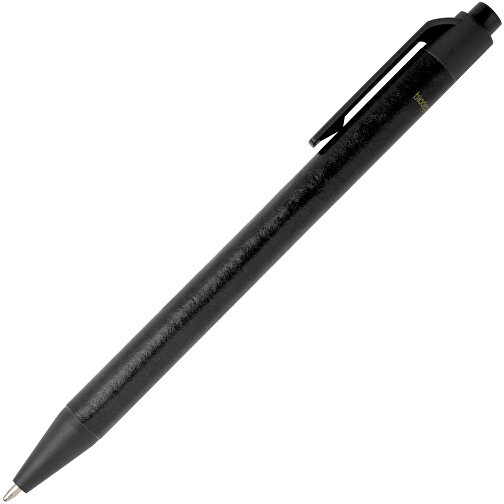 Chartik Kugelschreiber Aus Recyceltem Papier Mit Matter Oberfläche, Einfarbig , schwarz, Recyceltes Papier, 14,00cm (Länge), Bild 3