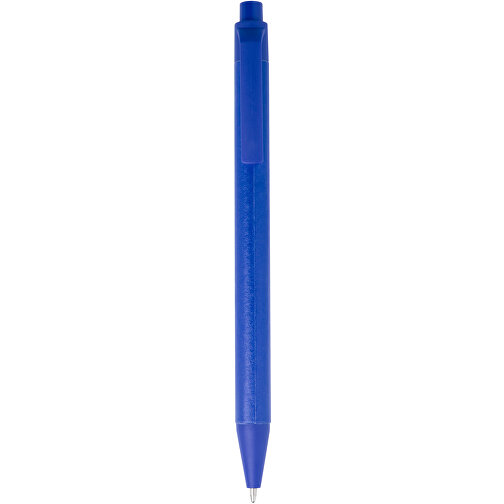 Chartik Kugelschreiber Aus Recyceltem Papier Mit Matter Oberfläche, Einfarbig , blau, Recyceltes Papier, 14,00cm (Länge), Bild 1