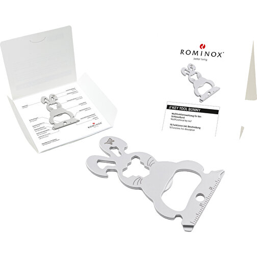Set de cadeaux / articles cadeaux : ROMINOX® Key Tool Bunny (16 functions) emballage à motif Frohe, Image 2