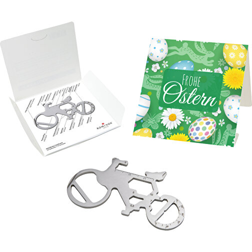 Set de cadeaux / articles cadeaux : ROMINOX® Key Tool Bicycle (19 functions) emballage à motif Fro, Image 1