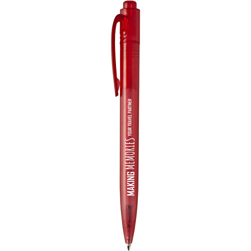 Thalaasa Kugelschreiber Aus Ozean Plastik , Marksman, rot, Recycelter Kunststoff, 14,30cm (Länge), Bild 5