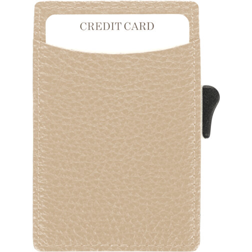 C-Secure RFID Kartenhalter , sand, Metall, 9,50cm x 6,50cm (Länge x Breite), Bild 2