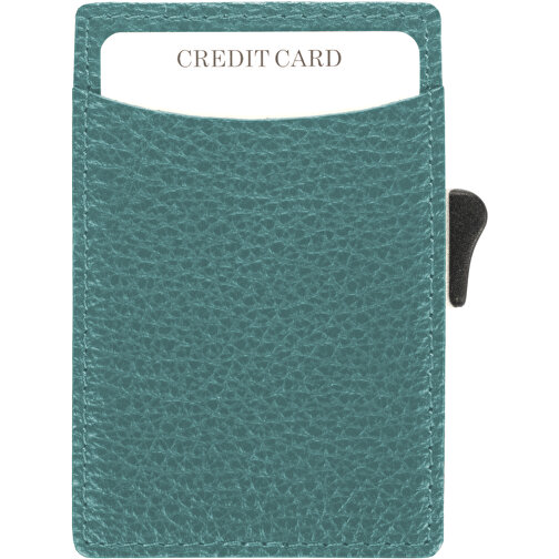 C-Secure RFID Kartenhalter , grün, Metall, 9,50cm x 6,50cm (Länge x Breite), Bild 2