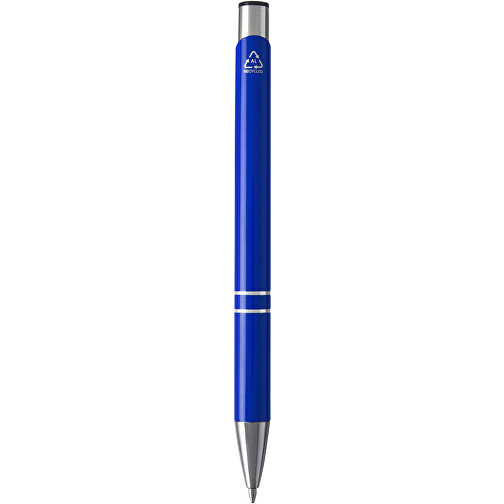 Moneta Kugelschreiber Aus Recyceltem Aluminium , royalblau, Recycled Aluminium, ABS Kunststoff, Eisen, 13,60cm (Länge), Bild 7