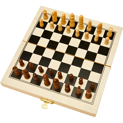 Mugo 3-in-1 Spieleset Aus Holz , natur, Holz, 19,00cm x 3,40cm x 10,00cm (Länge x Höhe x Breite), Bild 5