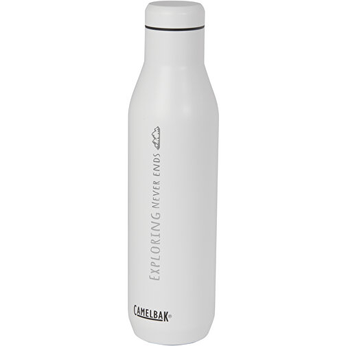CamelBak® Horizon Vakuumisolierte Wasser-/Weinflasche, 750 Ml , weiss, Edelstahl, 29,40cm x 7,30cm (Länge x Breite), Bild 2