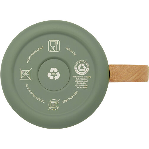 Tasse Bjorn de 360 ml en acier inoxydable recyclé certifiée RCS avec isolation sous vide en cuivr, Image 6