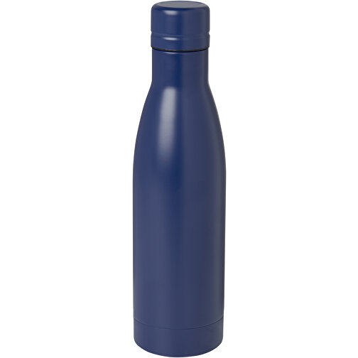 Vasa RCS-zertifizierte Kupfer-Vakuum Isolierflasche Aus Recyceltem Edelstahl, 500 Ml , blau, 87% Recycled stainless steel, 13% PP Kunststoff, 26,40cm (Höhe), Bild 1