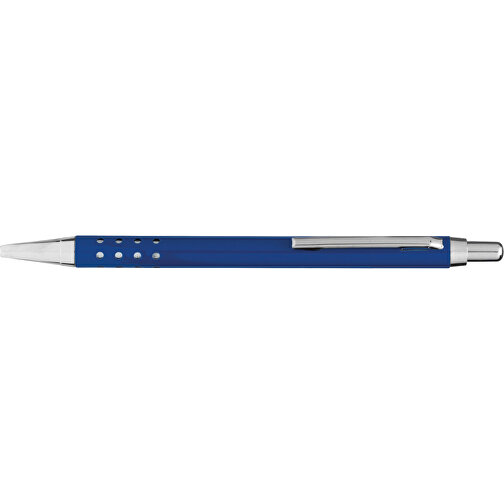 Aluminium-Kugelschreiber BUKAREST , blau, Aluminium / Stahl, 13,50cm (Länge), Bild 3