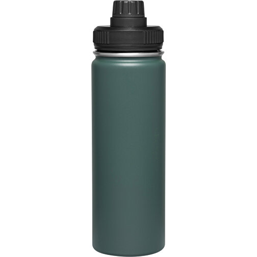 Vakuum-Isolierflasche ARMY STYLE , grün, Edelstahl / Silikon / Kunststoff, 29,50cm (Länge), Bild 4