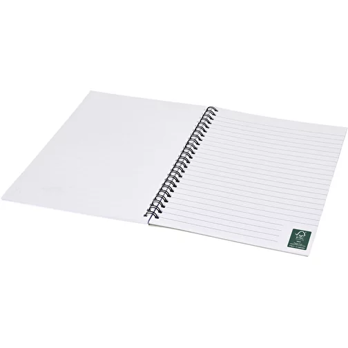 Carnet de notes à spirales A5 Desk-Mate® avec couverture arrière imprimée, Image 4