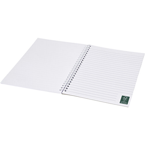 Carnet de notes à spirales A5 Desk-Mate® avec couverture arrière imprimée, Image 4