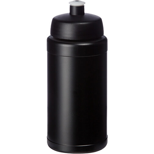 Baseline Plus Renew 500 Ml Sportflasche , schwarz, Zuckerrohr Biokunststoff, 90% PP Kunststoff, 10% TPE Kunststoff, 18,30cm (Höhe), Bild 1