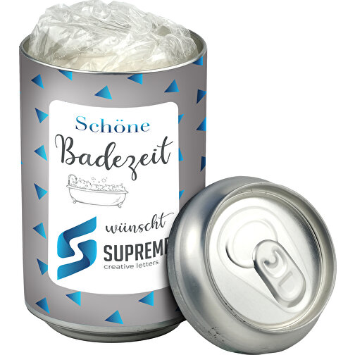 Puszka soli do kapieli XL 300 g z indywidualna etykieta, zapach Earl Grey, Obraz 4