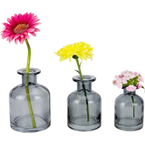 ROMINOX® 3er Vasen-Set // Flora , Glas, 20,00cm x 11,20cm x 8,00cm (Länge x Höhe x Breite), Bild 1
