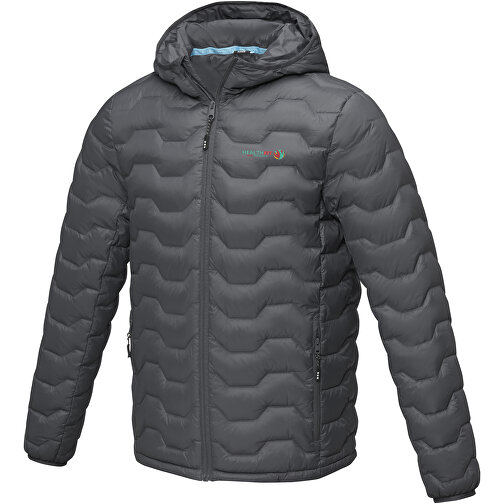 Petalite GRS Daunenjacke Aus Recyceltem Material Für Herren , storm grey, Dull cire-380T Woven mit wasserabweisendem und daunendichtem Finish 100% recyceltes Nylon, GRS-zertifiziert , Padding/filling, Dow, XXL, , Bild 2