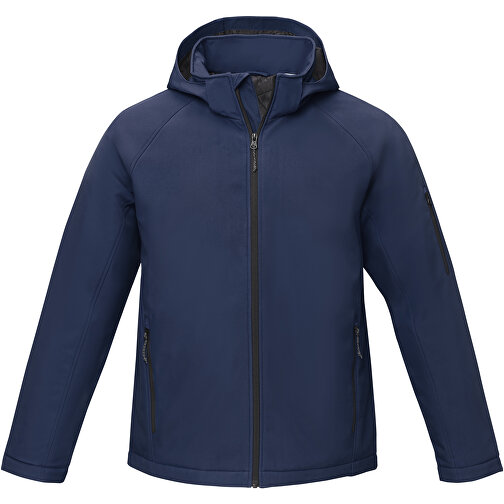 Notus Wattierte Softshell Herrenjacke , navy, Mechanisches Stretch Woven 100% Polyester, 250 g/m2, Padding/filling, Taft 100% Polyester, S, , Bild 3