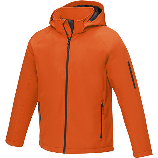 Notus Wattierte Softshell Herrenjacke , orange, Mechanisches Stretch Woven 100% Polyester, 250 g/m2, Padding/filling, Taft 100% Polyester, L, , Bild 1