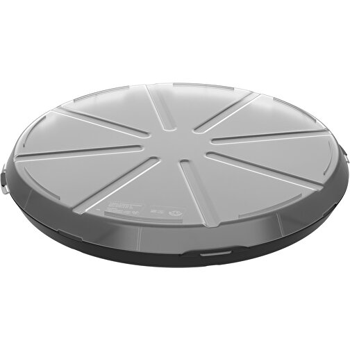 Pizzabox 'ToGo' , schwarz/transparent, Kunststoff, 4,50cm (Höhe), Bild 1