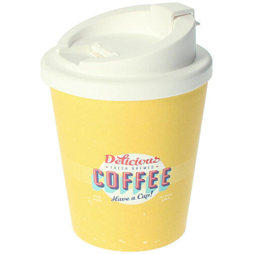 Kaffeebecher 'Premium Deluxe' Small , rosa/weiss, Kunststoff, 12,00cm (Höhe), Bild 1