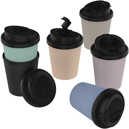 Bio-Kaffeebecher 'Premium Deluxe' Small , haselnuss, Kunststoff, 12,70cm (Höhe), Bild 3