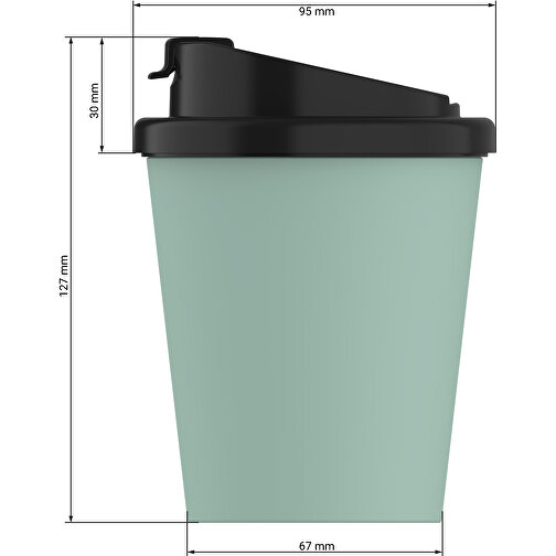 Bio-Kaffeebecher 'Premium Deluxe' Small , aprikose, Kunststoff, 12,70cm (Höhe), Bild 2